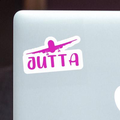 Sticker Jutta Flugzeug Image