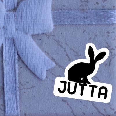 Sticker Jutta Rabbit Laptop Image