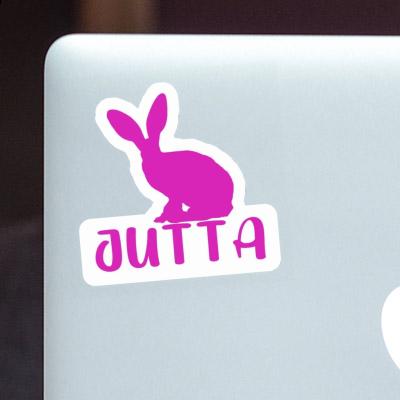 Jutta Aufkleber Hase Notebook Image