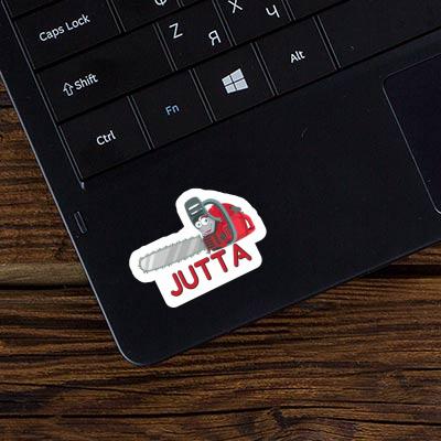 Jutta Sticker Chainsaw Laptop Image