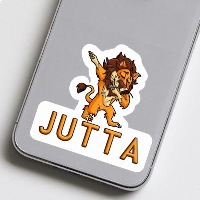 Sticker Jutta Lion Laptop Image