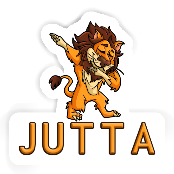 Sticker Jutta Lion Notebook Image