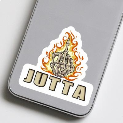 Autocollant Jutta Doigt du milieu Image