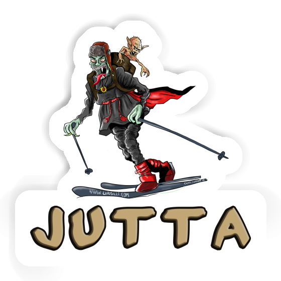 Sticker Telemarker Jutta Laptop Image