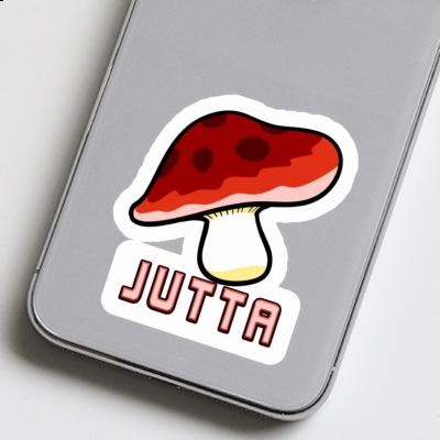 Jutta Autocollant Champignon Laptop Image