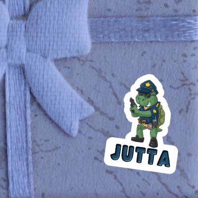 Jutta Sticker Officer Laptop Image