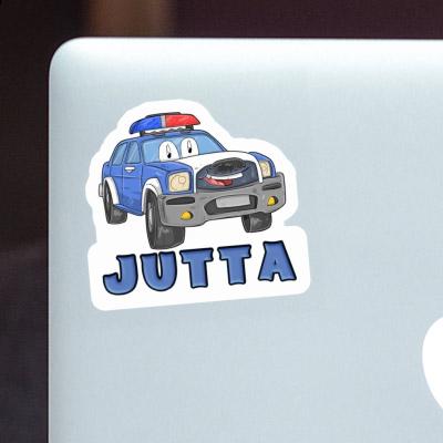 Jutta Sticker Police Car Laptop Image