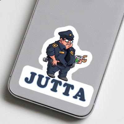 Sticker Jutta Polizist Gift package Image