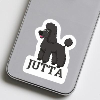 Poodle Sticker Jutta Laptop Image