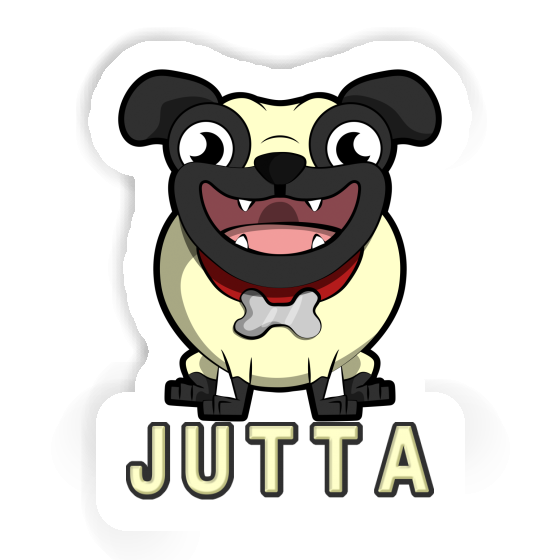 Mops Sticker Jutta Image