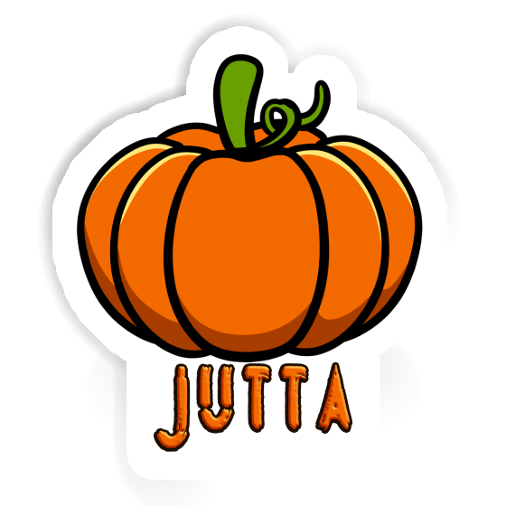 Sticker Jutta Pumpkin Notebook Image