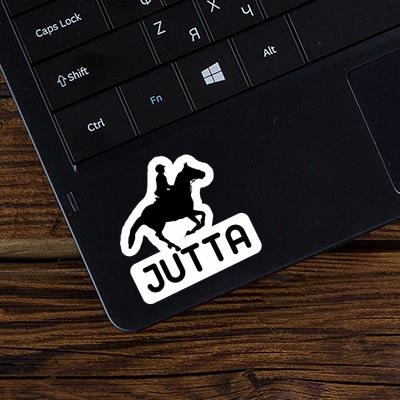 Horse Rider Sticker Jutta Notebook Image