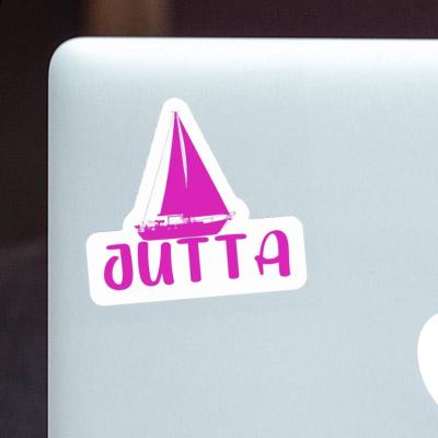 Jutta Sticker Segelboot Notebook Image