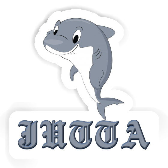 Shark Sticker Jutta Notebook Image