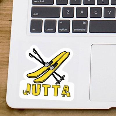 Sticker Ski Jutta Notebook Image