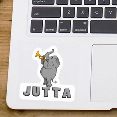 Sticker Elephant Jutta Notebook Image