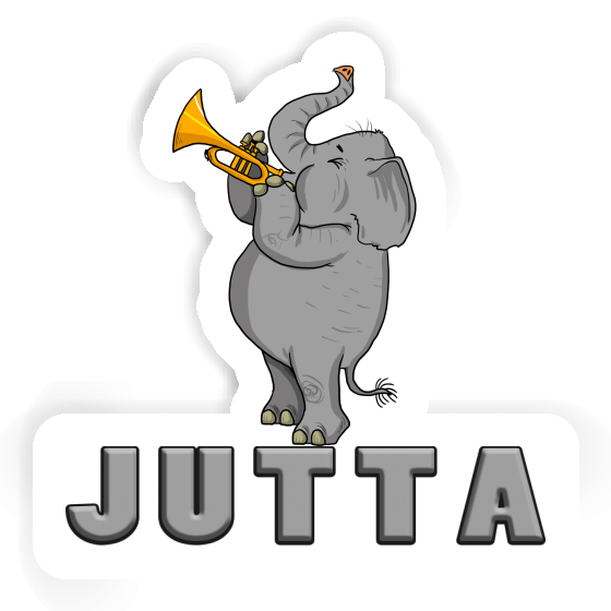 Sticker Elephant Jutta Image