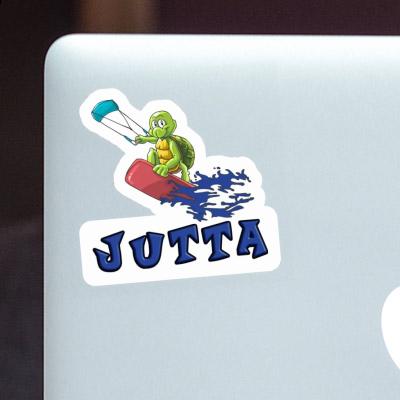 Sticker Kitesurfer Jutta Laptop Image