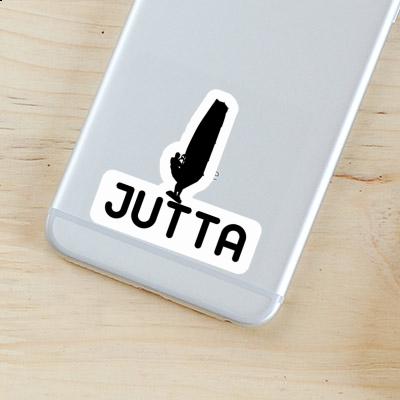 Jutta Sticker Windsurfer Laptop Image