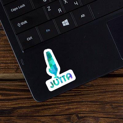 Sticker Jutta Windsurfer Laptop Image