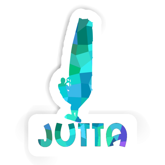 Sticker Jutta Windsurfer Laptop Image