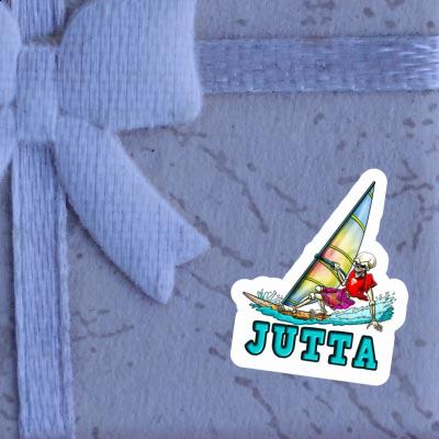 Sticker Jutta Surfer Image