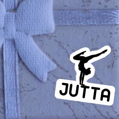 Femme de yoga Autocollant Jutta Gift package Image