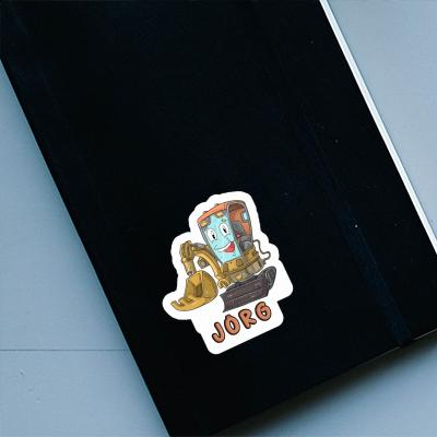 Sticker Jörg Kleiner Bagger Notebook Image