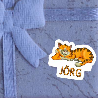 Sticker Jörg Katze Laptop Image