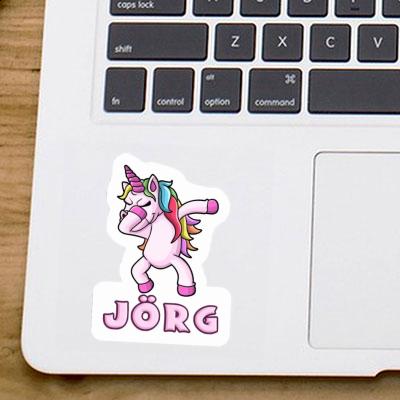 Einhorn Aufkleber Jörg Laptop Einhorn Aufkleber Jörg Laptop Image