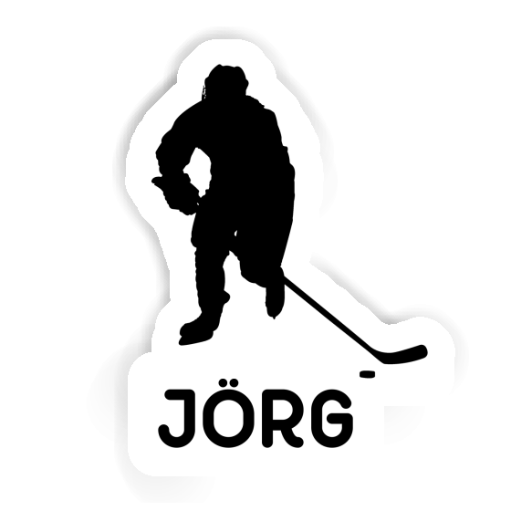 Aufkleber Jörg Eishockeyspieler Gift package Image