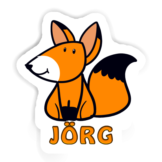 Autocollant Renard Jörg Laptop Image