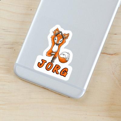 Sticker Yoga Fox Jörg Gift package Image