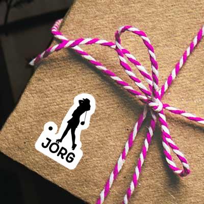 Jörg Sticker Golferin Gift package Image