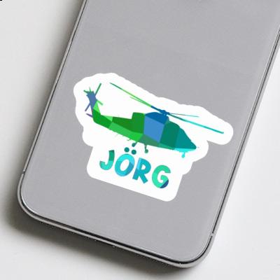 Jörg Autocollant Hélicoptère Laptop Image