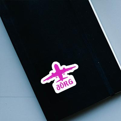Jumbo-Jet Aufkleber Jörg Notebook Image