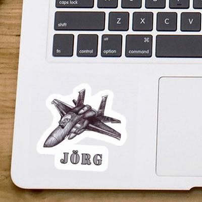 Sticker Jörg Plane Laptop Image