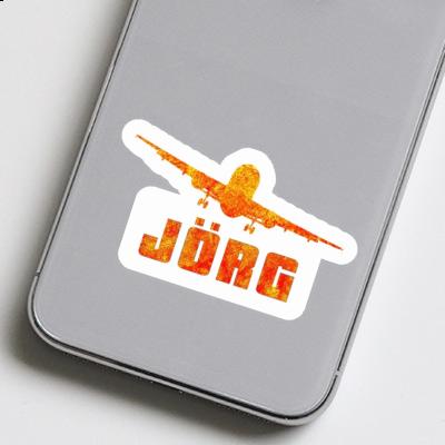 Flugzeug Aufkleber Jörg Laptop Image