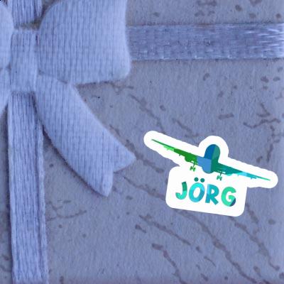 Airplane Sticker Jörg Laptop Image