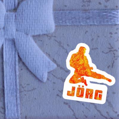 Sticker Jörg Karateka Notebook Image