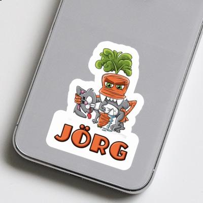 Jörg Autocollant Carotte monstrueuse Laptop Image
