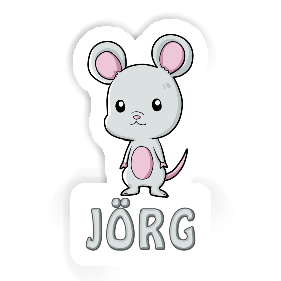 Maus Aufkleber Jörg Notebook Image