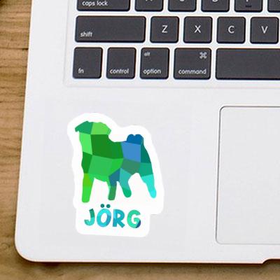 Aufkleber Mops Jörg Aufkleber Mops Jörg Image