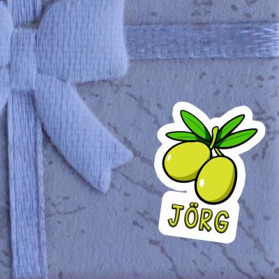 Autocollant Jörg Olive Gift package Image