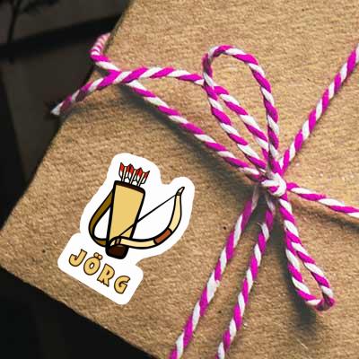 Arrow Bow Sticker Jörg Gift package Image