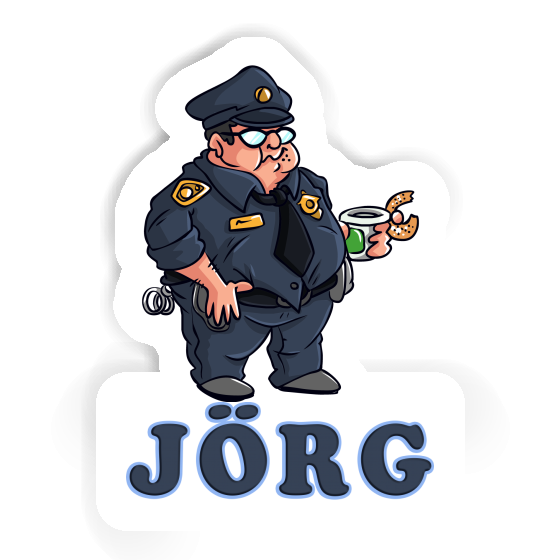 Jorg Sticker Police Officer Gift package Image