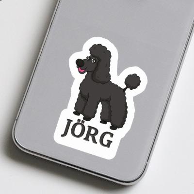 Caniche Autocollant Jörg Image