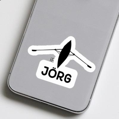 Jörg Aufkleber Ruderboot Notebook Image