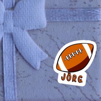 Rugby Aufkleber Jörg Notebook Image