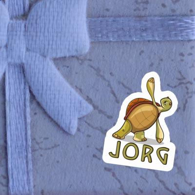 Autocollant Tortue yoga Jörg Notebook Autocollant Tortue yoga Jörg Gift package Image
